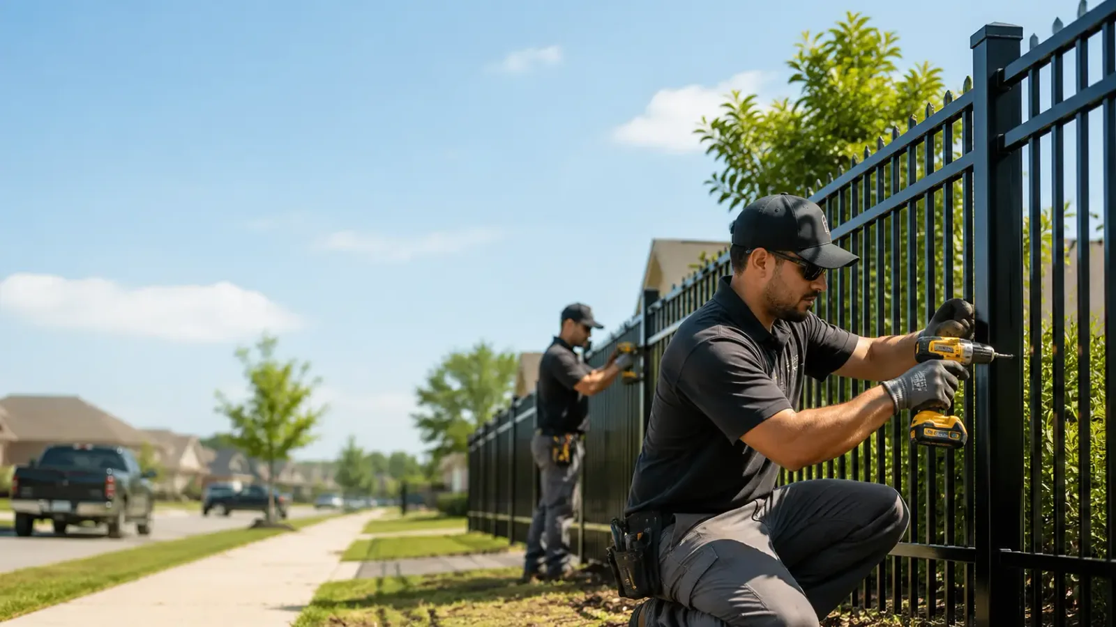 Metal Fence Installation in Milford, VA